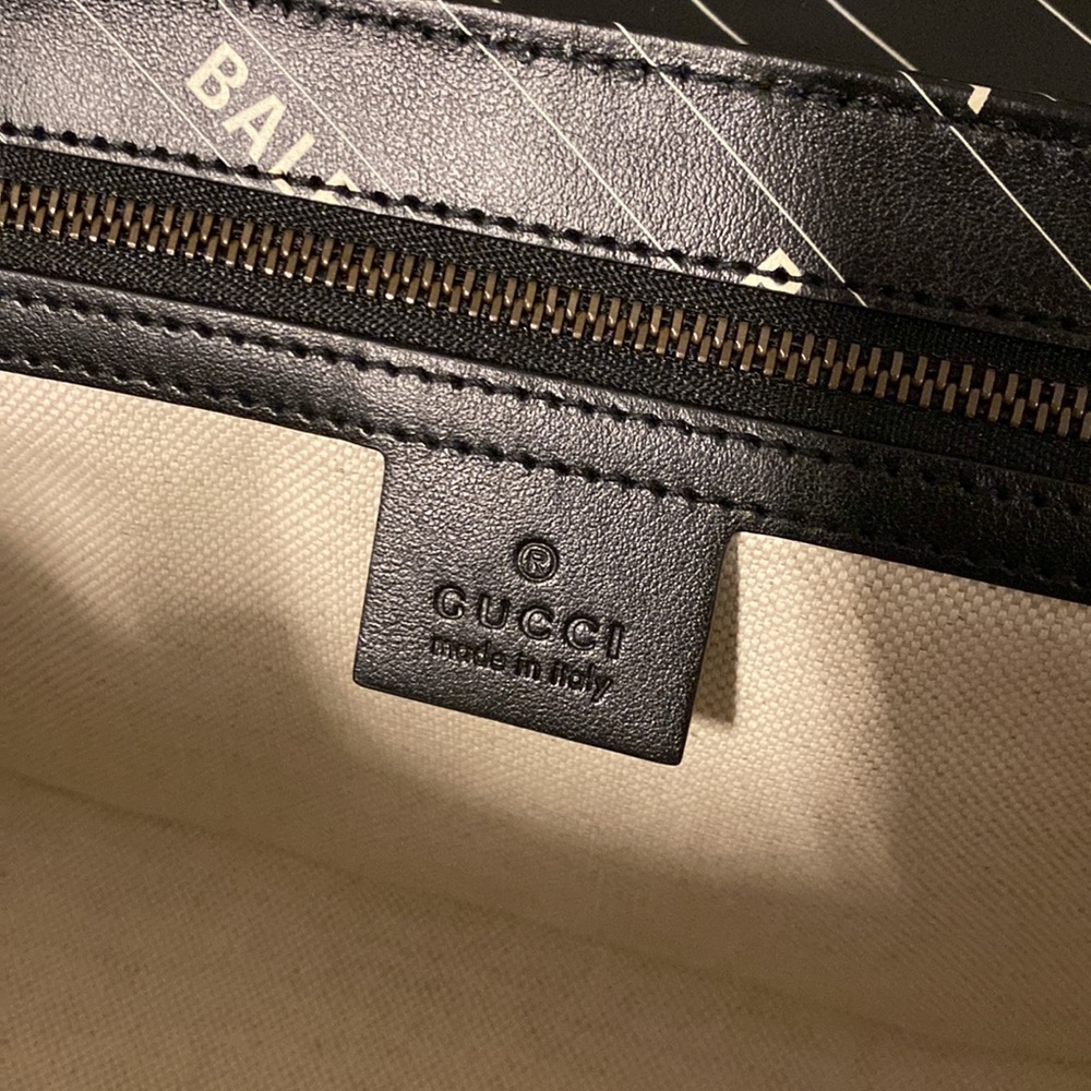 Gucci Hacker Project Limited Edition Balenciaga Print Leather Marmont GG Bag - Picture 15 of 15